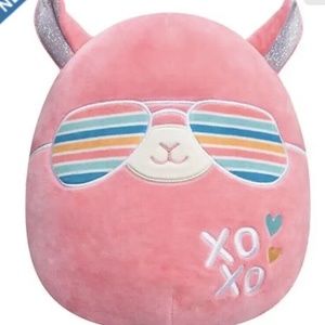 12" Valentines Llama Pavlo Sunglasses Xoxo 2023 Rare Squishmallows